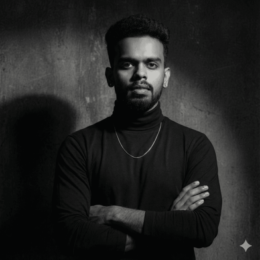 Lalkrishna PG, Freelance Digital Marketer in Trivandrum, analyzing campaign data.